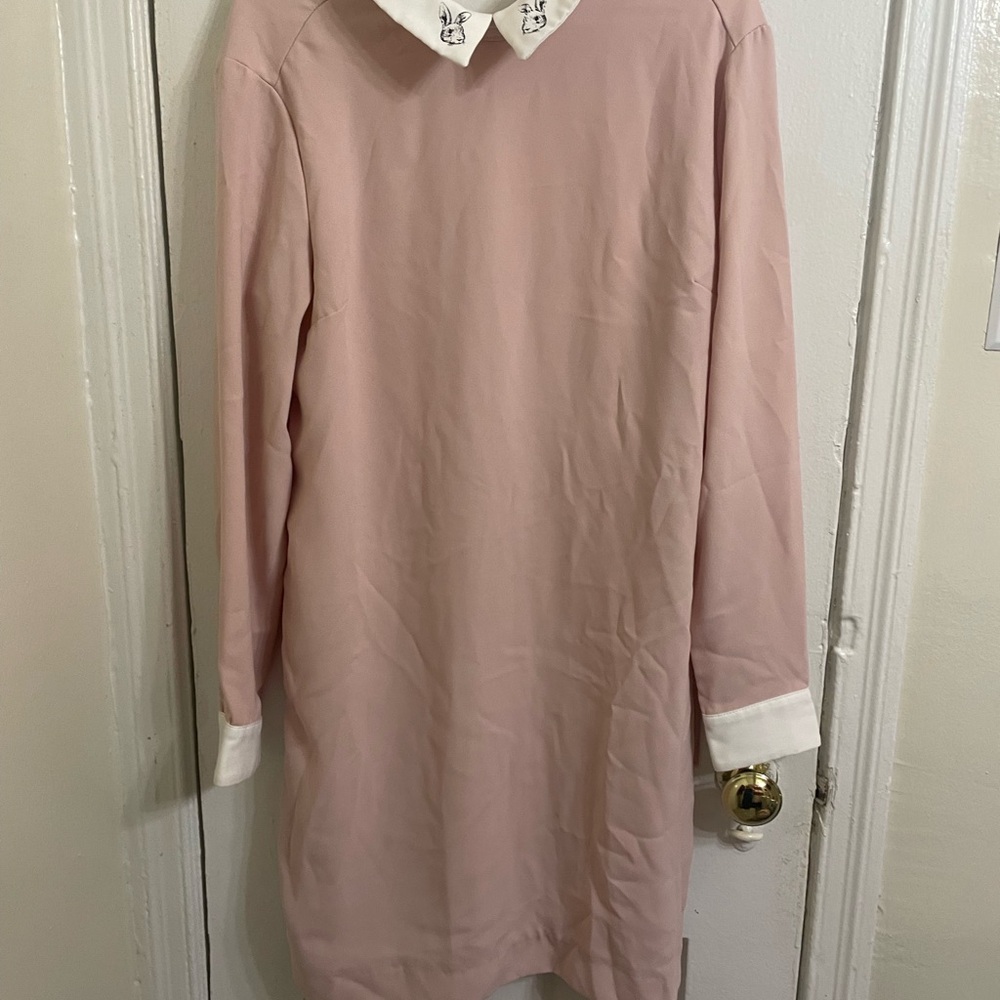 Victoria Beckham for Target Pink Long Sleeve Dress